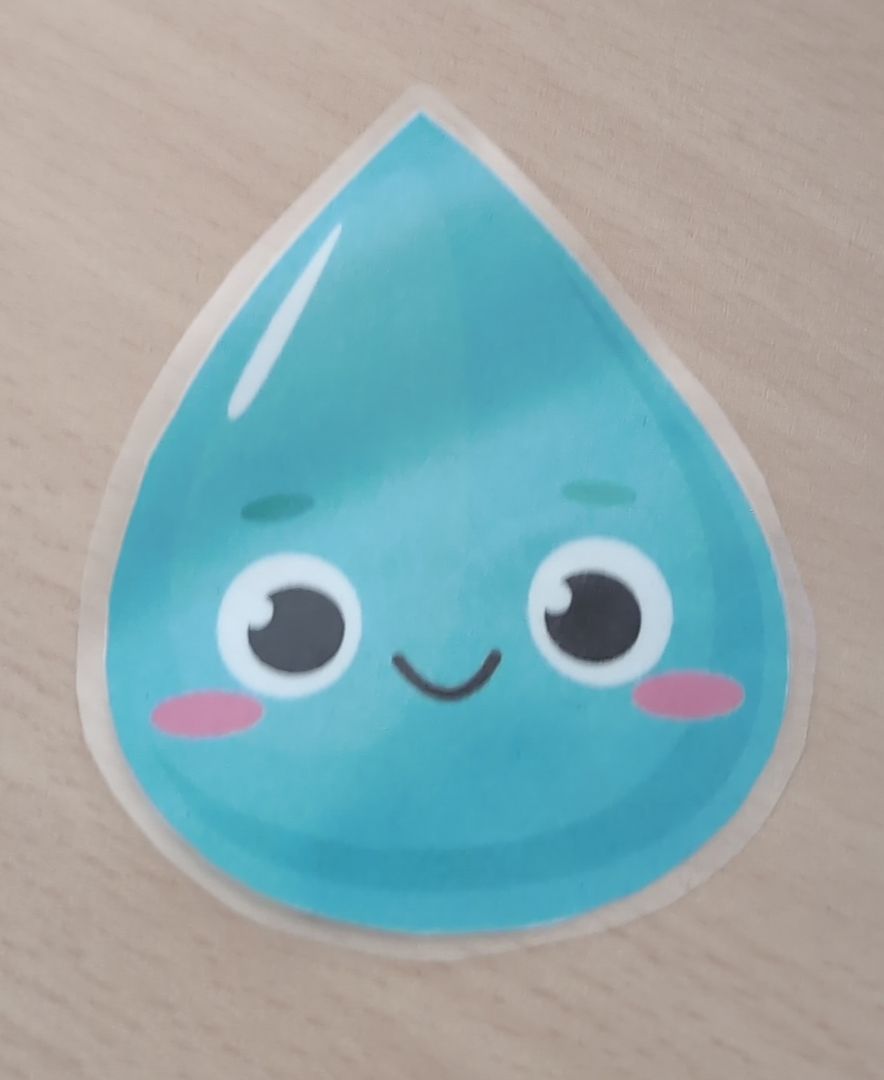 Ausruck eines Wassertropfens